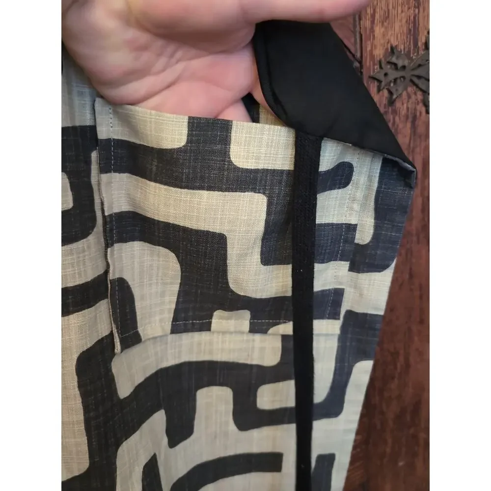 Home Right Online Bib Apron Craft Vendor Yard Sale Geometric Reversible African